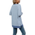 Stripe Side Split Loose Casual Jumper