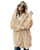 Fuzzy Fleece Open Front Hooded Cardigans