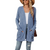 Women's Long Sleeves Pockets Cardigans