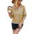 Women's V Neck Jacquard Weave Cardigans with Buttons