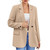 Blazer Jacket Open Front with Buttons