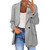 Blazer Jacket Open Front with Buttons