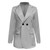 Blazer Jacket Open Front with Buttons