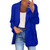 Blazer Jacket Open Front with Buttons