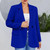 Blazer Jacket Open Front with Buttons