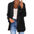 Blazer Jacket Open Front with Buttons