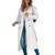 Women's Long Trench Coat – Stylish Lightweight Overcoat | Casual Chic Fit