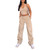 Denim Semi-Elastic Design Cargo Pants
