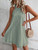 Hollow Swing Piece Cake Dress Halter Dress
