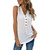 V-Neck Sleeveless Button Vest