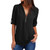 Ladies V-Neck Zipper Tops