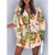Ladies  Strappy Printed Dolman Sleeves Beach Dress