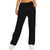 Elastic Straight Leg Pants with Fleece Lining