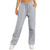 Elastic Straight Leg Pants with Fleece Lining
