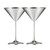 Stainless Steel Martini Glasses - 2packs