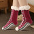 Shoelaces Design Slipper Socks