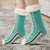 Shoelaces Design Slipper Socks