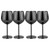 Stainless Steel  Wine Glasses -  4 Pack