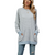 Women's Casual Loose Jumper with Side Pockets 