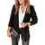 Womens Casual Open Front Lapel Collar Blazer 