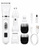 4-in-1 Cordless Electric Pet Trimmer Professional Grooming Kit with Interchangeable Heads for Dogs Cats & Pets