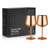 New Version Red Wine Stainless Steel  Glasses Set - 4 packs