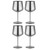 New Version Red Wine Stainless Steel  Glasses Set - 4 packs