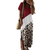 Leopard Joint Colour Patchwork Split Long Dress 
