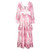 Leaky Waist Printed Spring Long Dress