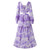 Leaky Waist Printed Spring Long Dress