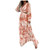 Leaky Waist Printed Spring Long Dress