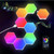Bluetooth Hexagon Light Panel – RGB Smart Wall Lights with App & Remote Control