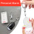 Personal Safety Alarm Rechargeable with Flashlight - Version 2 - pack of 8
