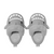 Shark Slippers with Detachable Fleece 