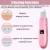 LCD Display Sonic Blackhead Scrubber Deep Pore Cleaner Facial Skin Scrubber with Rechargeable Beauty Device