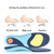 Unisex Orthotic Breathable Fiber Insoles