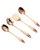 Premium 4-Piece Kitchen Cookware Set - Stainless Steel Non-Scratch Spatulas & Heavy-Duty Cooking Spoons