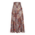 High Waist Slim Printed Long Skirt 