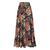 High Waist Slim Printed Long Skirt 