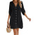 Beach oversized Cover up Shirt Button-Up