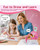 Kids Smart Drawing & Painting Robot Set – Includes 100 Cards & 12 Pens – Rechargeable Art & STEM Toy Gift