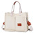 Canvas Crossbody Tote Bag – Stylish Everyday Shoulder Bag – Spacious & Lightweight Design