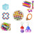 10pcs Sensory Fidget Toys Set, Anti-Stress Hand Toys Bundle, Cool Stress Relief Toy Assortment Pack for Kids and Adults