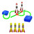 Glint Flying Rocket Double – Outdoor Foam Rocket Toy – Fun Launch Game for Kids