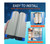 Retractable Table Tennis Net – Portable Ping Pong Net Set – Instant Table Tennis Setup for Indoor & Outdoor Fun