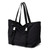 Large Capacity Nylon Tote Bag – Spacious Shoulder Carry Bag with Extra Key Pouch – Lightweight Everyday Storage Bag