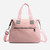 Ladies Travel Tote Bag – Lightweight Nylon Shoulder Bag – Spacious Everyday Carry Bag for Women