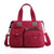 Ladies Travel Tote Bag – Lightweight Nylon Shoulder Bag – Spacious Everyday Carry Bag for Women