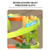 Dinosaur Pop-Up Ball Track Blocks – Creative Marble Run Building Set – Interactive Dinosaur Track Toy for Kids