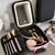 Portable Makeup Storage Case with LED Mirror – Travel Cosmetic Organiser – Beauty Case with Built-In Lighted Mirror